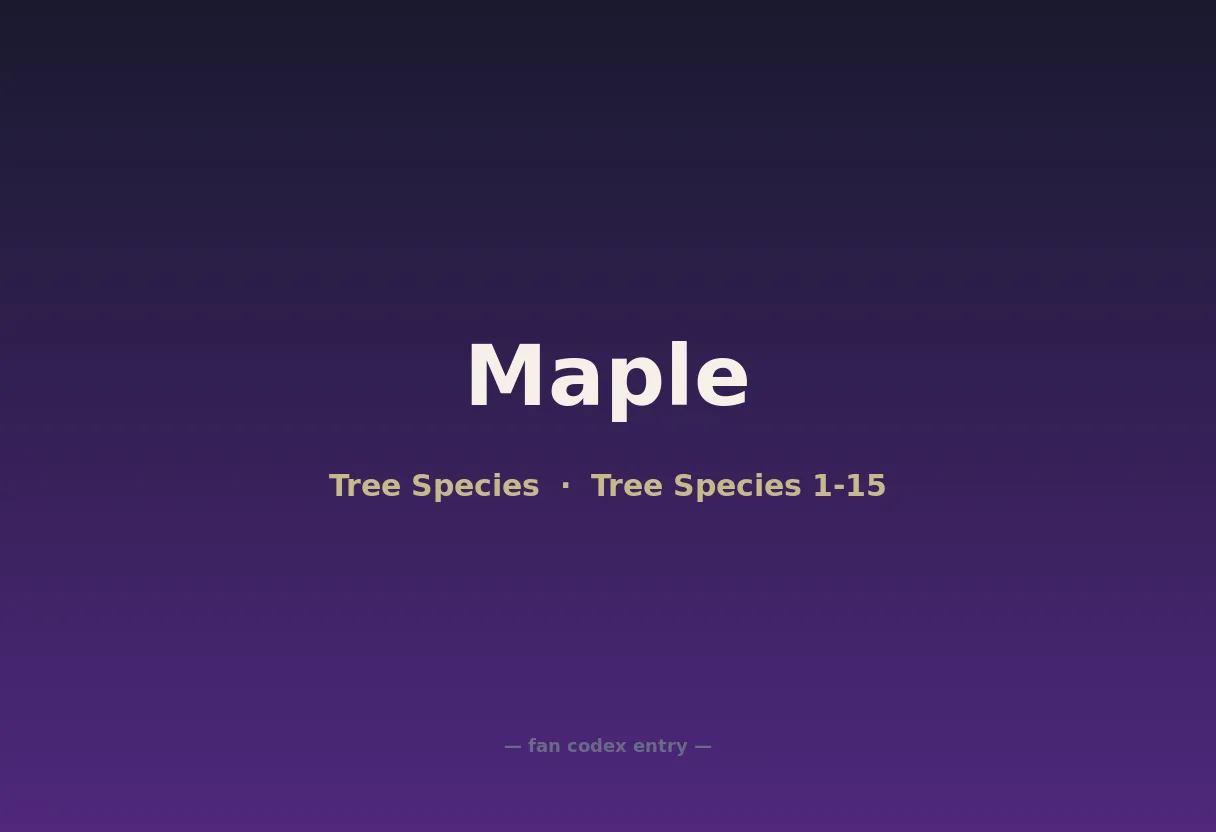 Maple