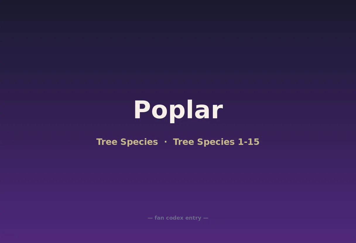 Poplar